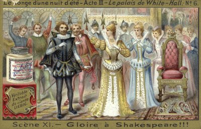 Escena de Sueño de una noche de verano, una ópera de Ambroise Thomas de European School